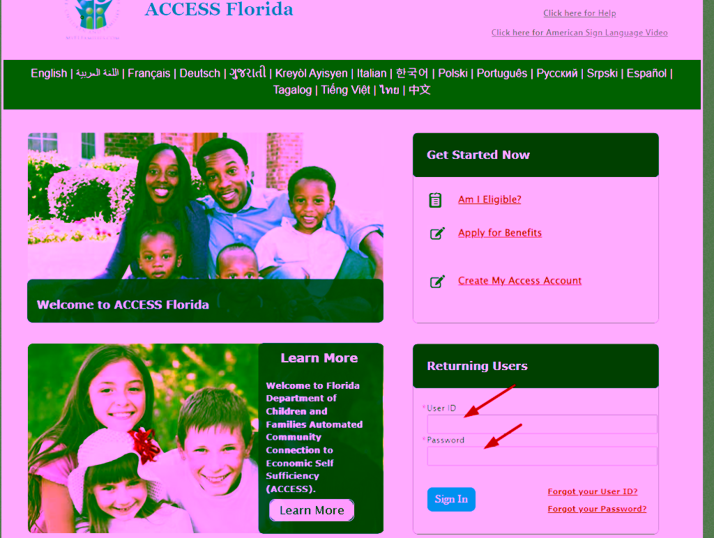 MyAccessFlorida Login Account Official Guide