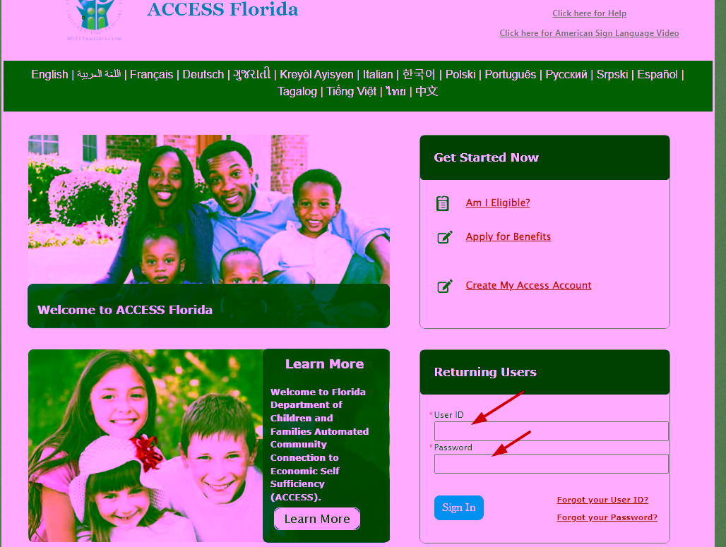 MyAccessFlorida Login Account Official Guide