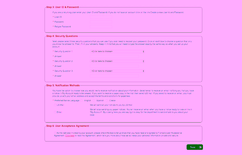 My Florida Access Account Setup (1)