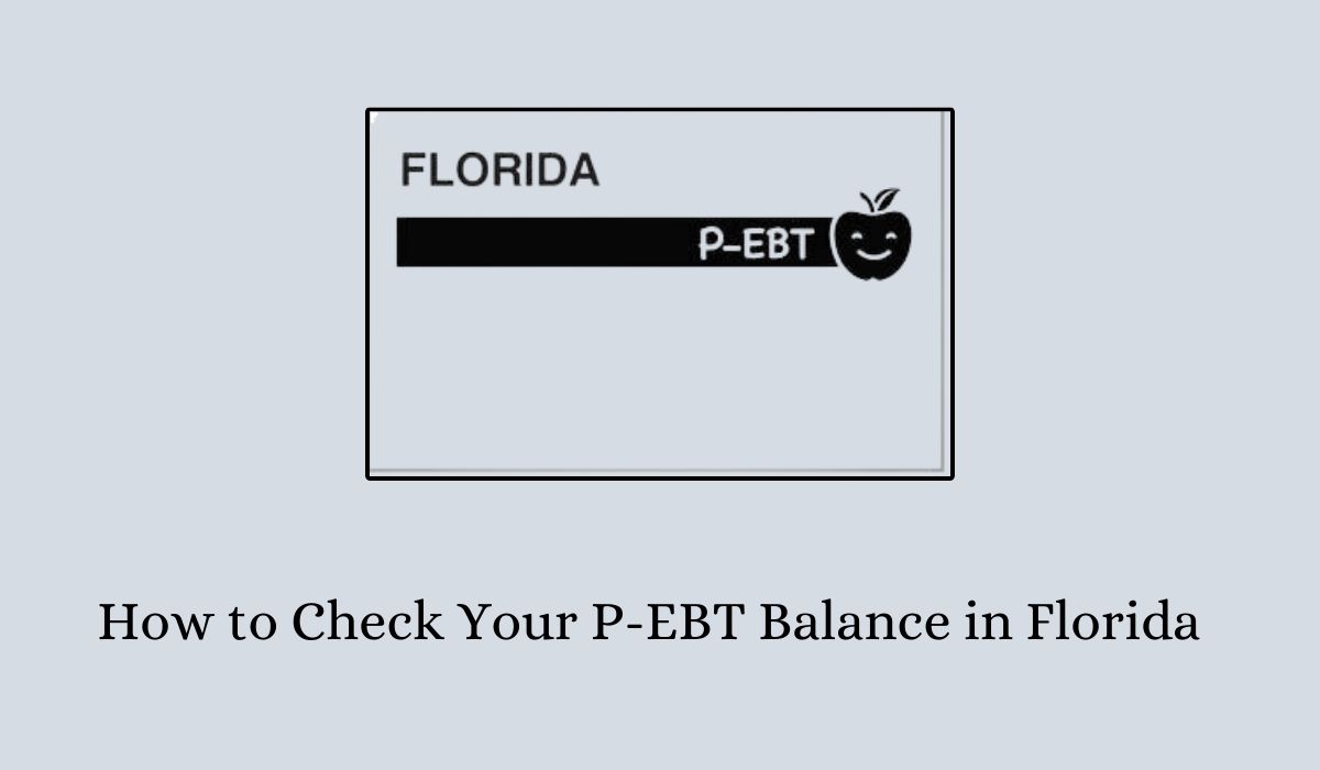 How to Check Your P-EBT Balance in Florida